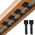 Self Adhesive Reusable Hook and Loop Cable Ties - Adjustable Cord Organizer Straps for Desk, Home & Office Cable Management