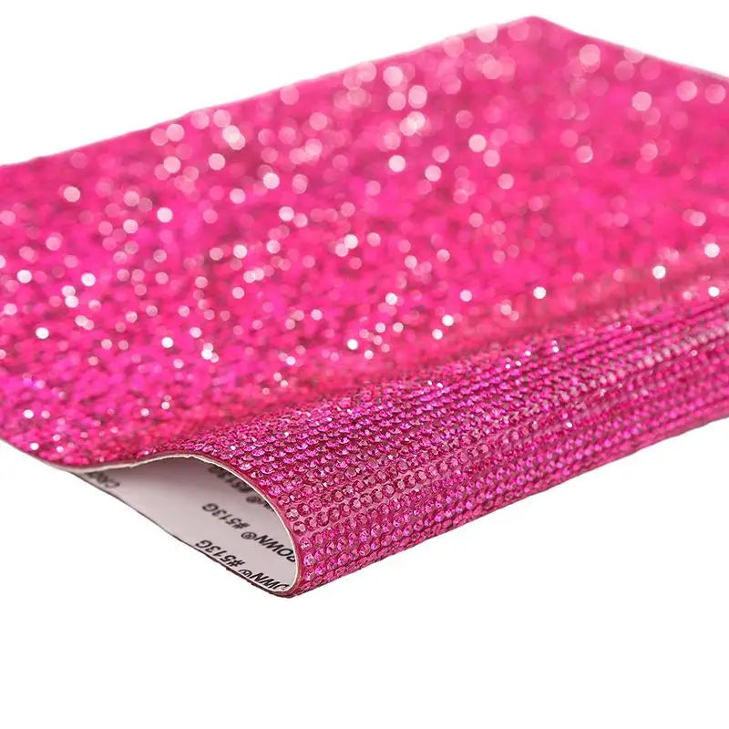 12x20cm Self Adhesive Rhinestone Sticker Tape DIY Decoration Diamond Sticker For Arts Crafts DIY Car Phone Clothes Decoration