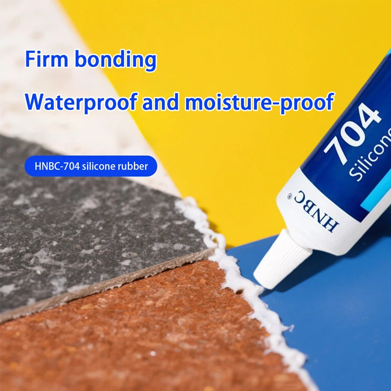 120ml 704 Fixed High Temperature Resistant Silicone Rubber Insulated Sealing Glue Waterproof Silicone Thermal Conductive