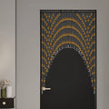 Beaded Curtains, Hanging Glass Door Beads, Self-Adhesive Valance for Doorways Crystal Strands Arched Windows, Clear Crystal Room Divider