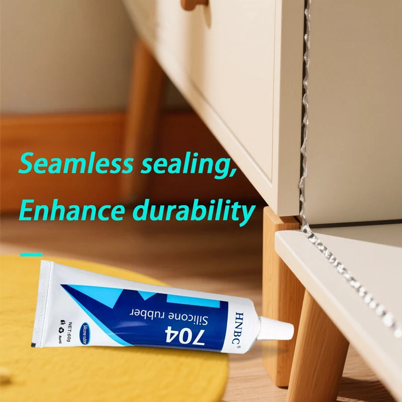 120ml 704 Fixed High Temperature Resistant Silicone Rubber Insulated Sealing Glue Waterproof Silicone Thermal Conductive