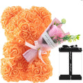 New Artificial Flower Eternal Rose Teddy Bear for Mom Mother's Day Birthday Valentine's Day Anniversary Gifts & Decorations