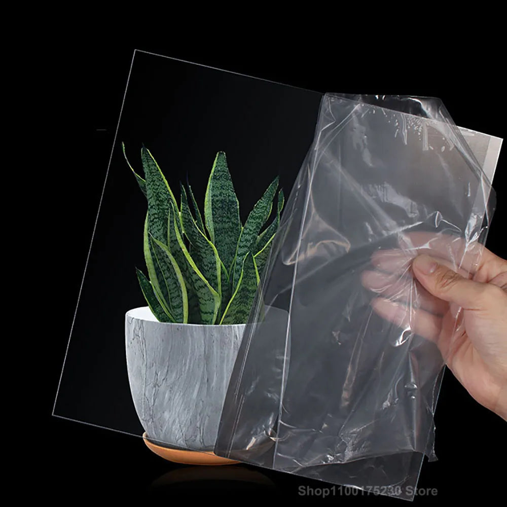 PVC Plate High Transparent Plastic Board Hard Plastic Sheet Thin Plate For Picture Frame DIY Thick 0.3/.4/0.5/0.8/1/1.2/2mm