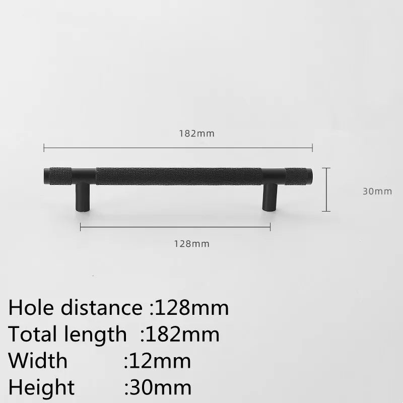 KK&FING Gold Knurled Handles For Cabinet And Drawer Aluminum Alloy Wardrobe Handles Kitchen Cabinet Pulls Knurled Drawer Knobs