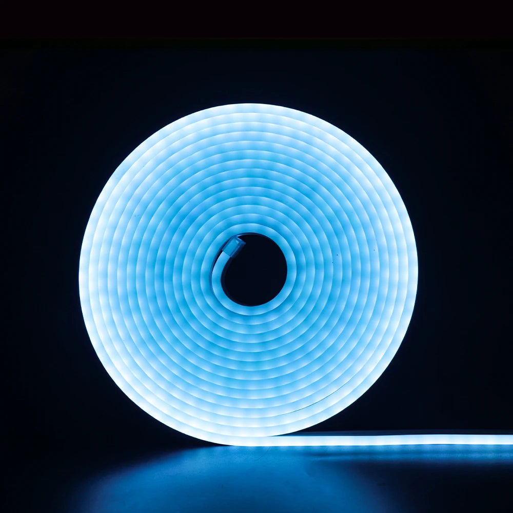 DC 12V LED Neon Strip Rope Lights Neon IP67 Waterproof  6X12mm Flexible Light 2835 120LED/m DIY Diode Tape Blue/Green/Red/Yellow