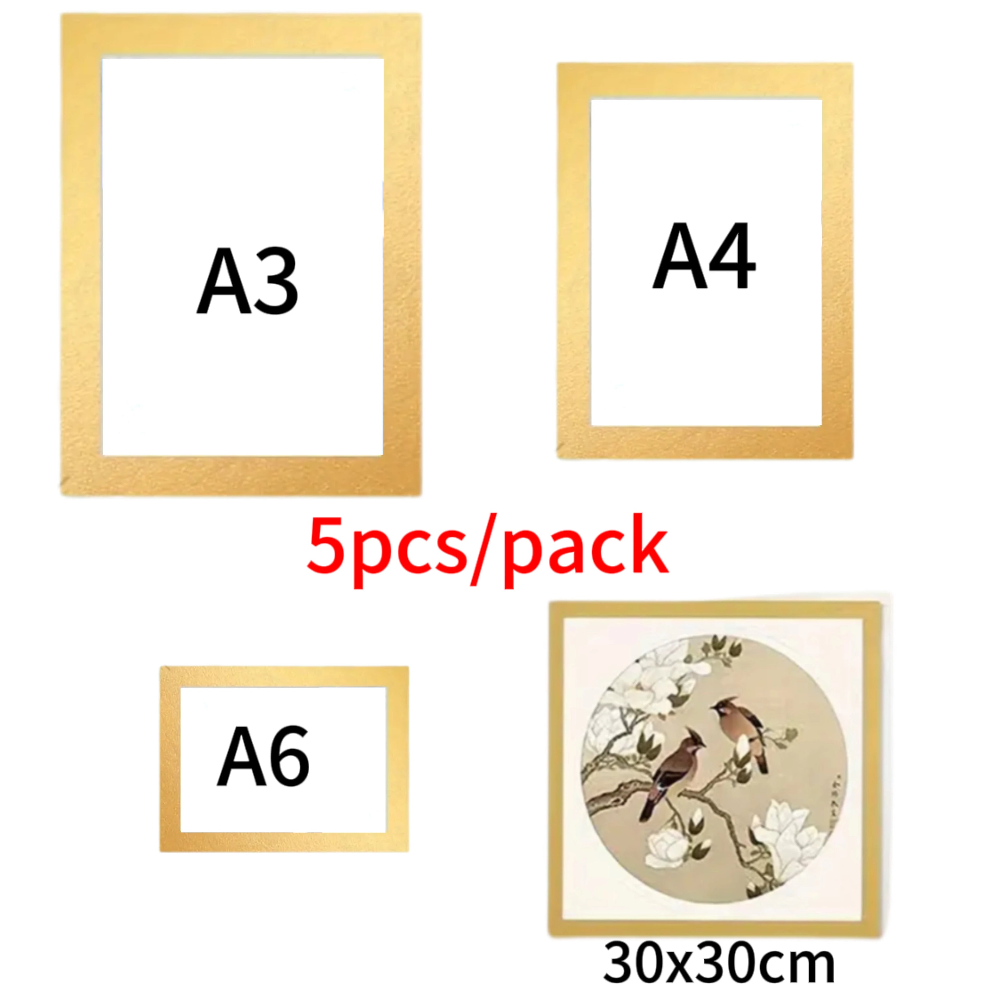 Magnetic Picture Frames Wall Kpop Photocard Holder Display Decor for Wall Window Office Advertise 5Pack A3/A4/A6/Square30x30cm