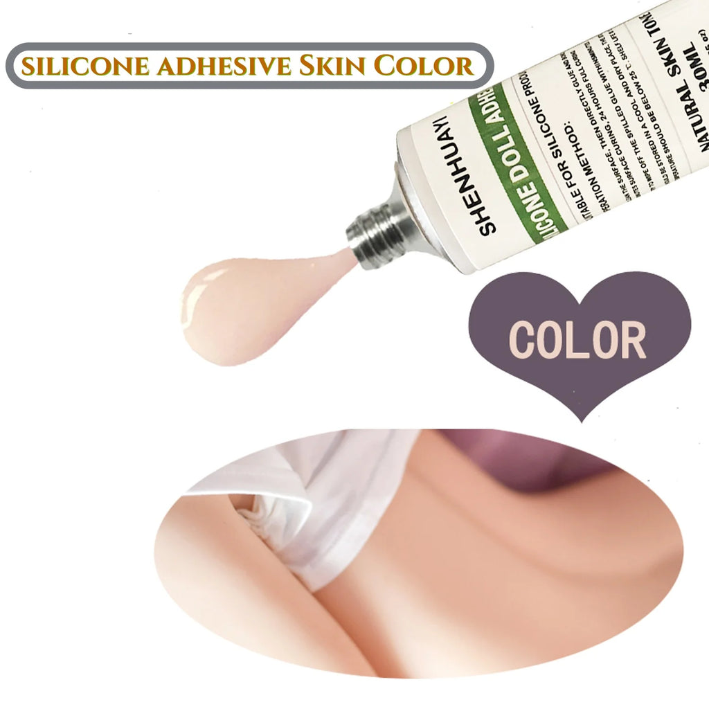 Silicone Adhesive Glue Soft Flesh Color