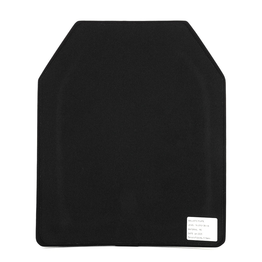 Anti Bullet Board 10x12In Lightweight Tactical NIJ Level IIIA UHMWPE Bullet-Proof Plate Level 3A Backpack Armor Panel Body Armor