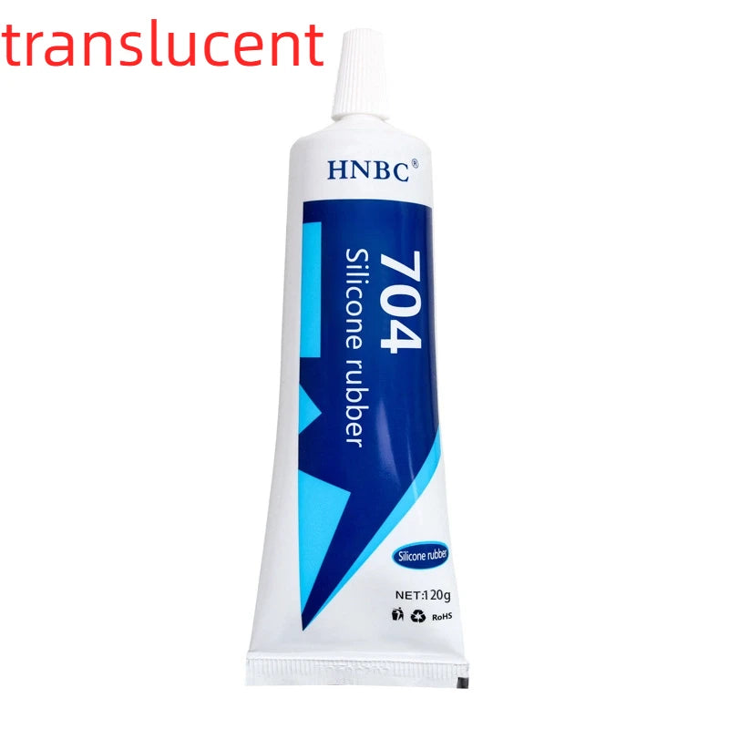 120ml 704 Fixed High Temperature Resistant Silicone Rubber Insulated Sealing Glue Waterproof Silicone Thermal Conductive