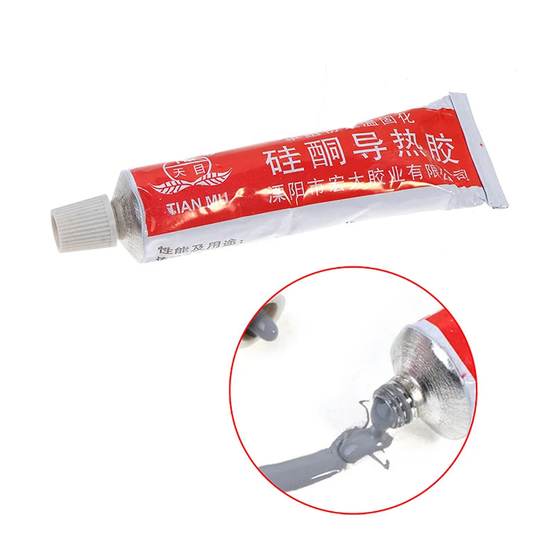 High Quality 60g Heat Conduction Silicon Grease Paste Glue Adhesive Graphics Card Light Box LED Heat Dissipation Silicone Rubber