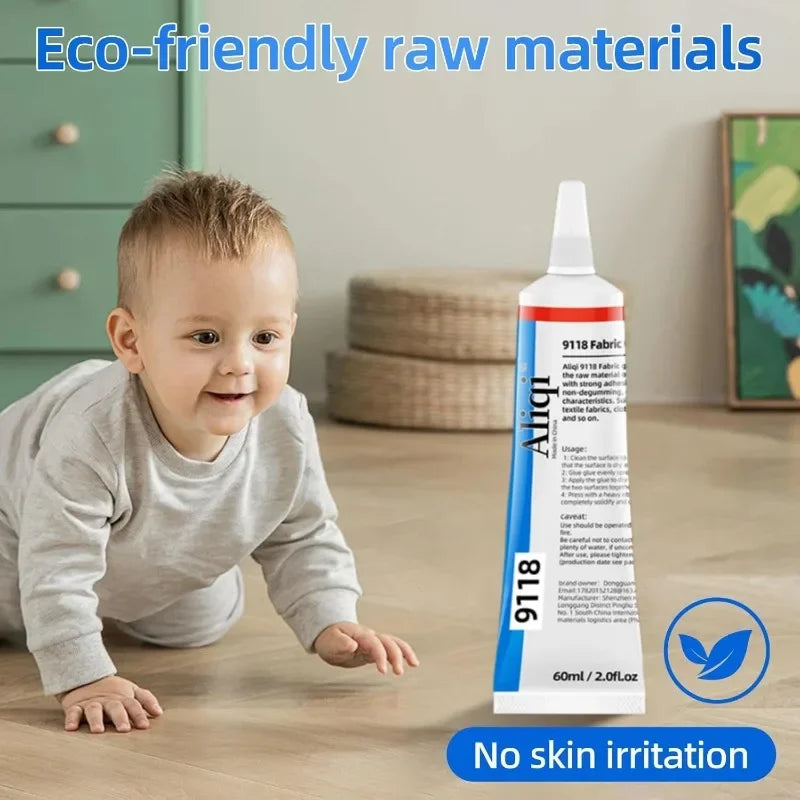 15/60ml Strong Fabric Glue Transparent Quick Dry Fabric Patching Glue Multipurpose Waterproof Fabric Sewing Glue Repair Tool