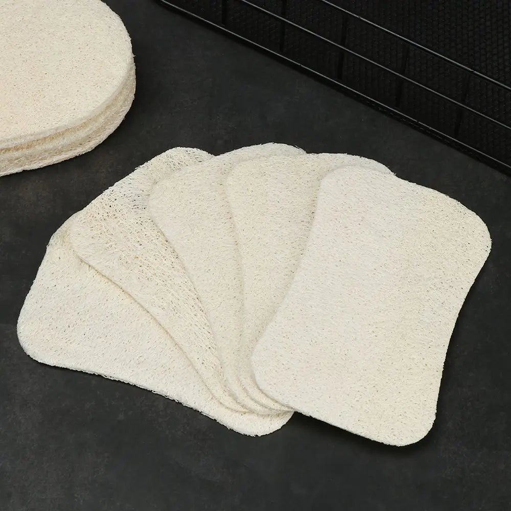 1/5pcs Double-sided Cleaning Reusable Non-stick Oil Pot Bowl Brush Dish Washing Cloth Cleaning Sponge Microfibre Sponge