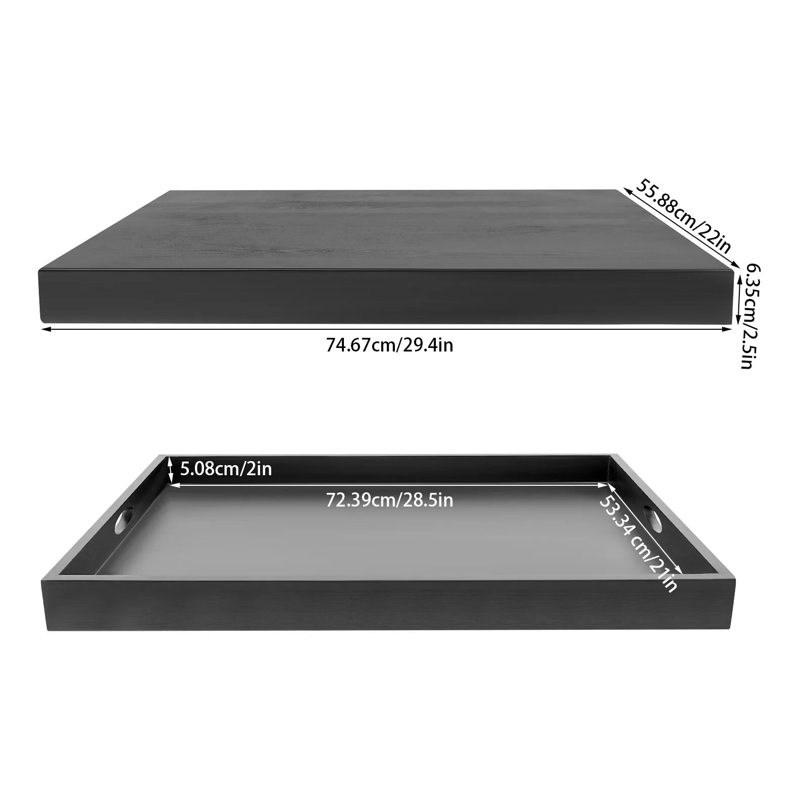 Pine Wood Stove Top Cover Black Rustic Serving Tray Farmhouse Kitchen Decor Noodle Board Burner Protector