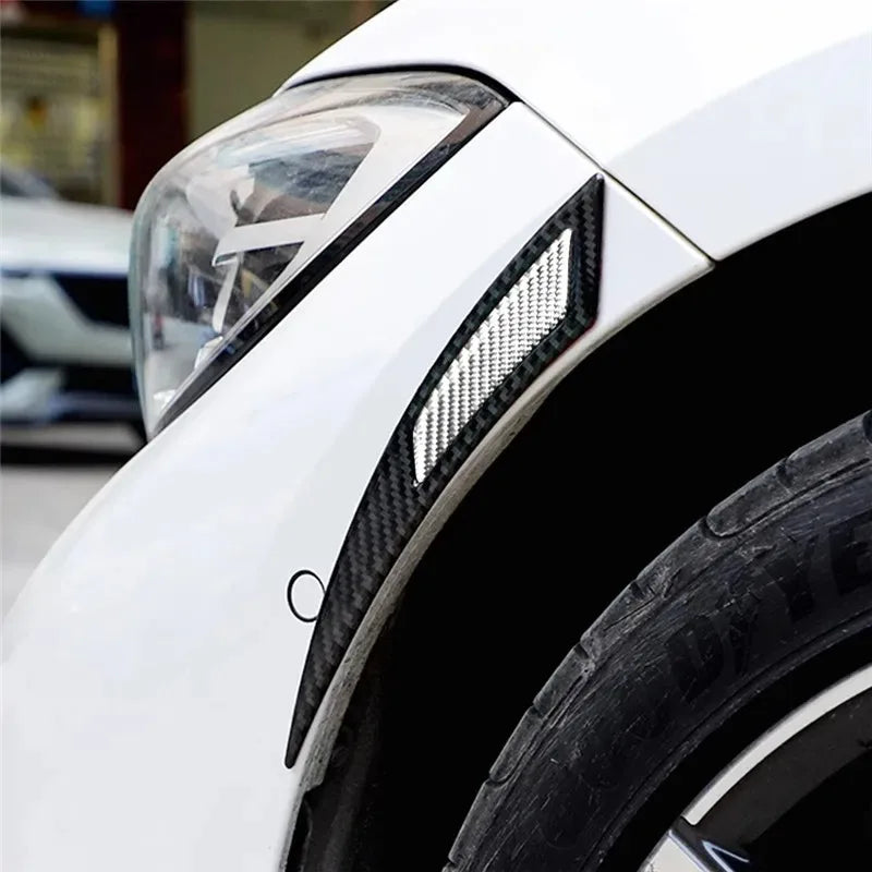 Fender Stripe Car Wheel Eyebrow Protector Lip Wheel-arch Trim Arch Extender Decorative Scratch Proof Carbon Fiber Sticker