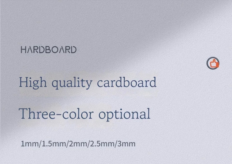 A4/A5 White Thicked Kraft Paper Hard Cardboard Diy Handmake Card Making Craft Paper Chipboard Backing Board 1/1.5/2/2.5-3mm