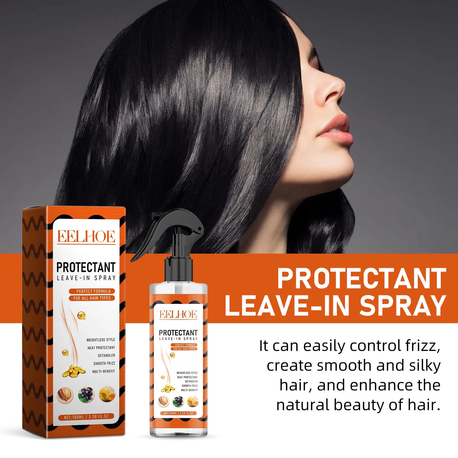 Dry Hair Spray No Wash Shampoo Hair Refreshing Anti Frizz Lasting High Gloss Oil Control Fluffy Root Hairstyle Dry Shampoo Spray