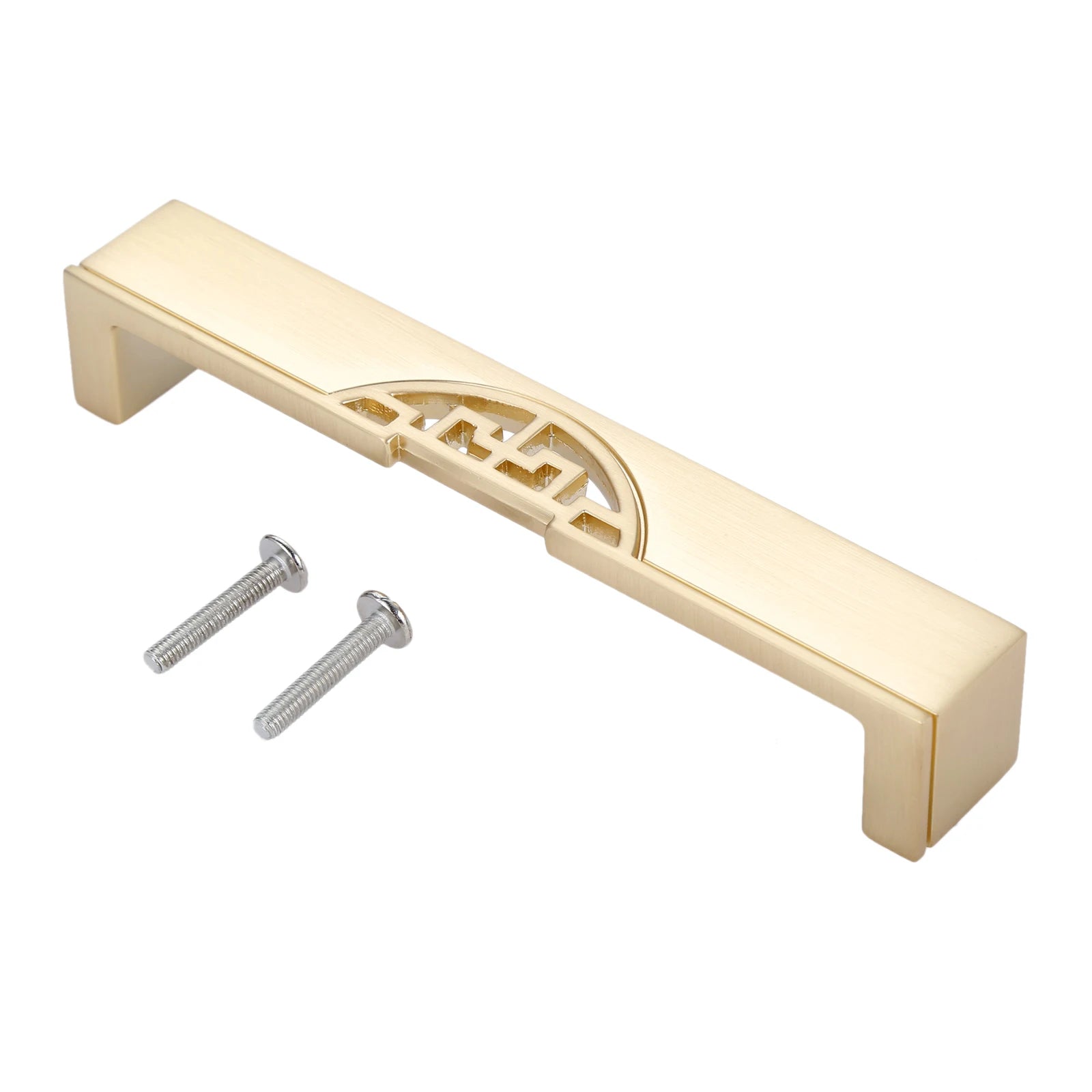 1Pc 128mm Antique Gold Chinese Wardrobe Door Handle Furniture Cabinet Drawer Cabinet Pull Knob Furniture Hardware Home Decor