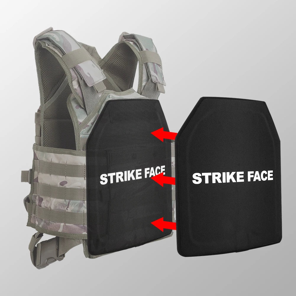 Anti Bullet Board 10x12In Lightweight Tactical NIJ Level IIIA UHMWPE Bullet-Proof Plate Level 3A Backpack Armor Panel Body Armor