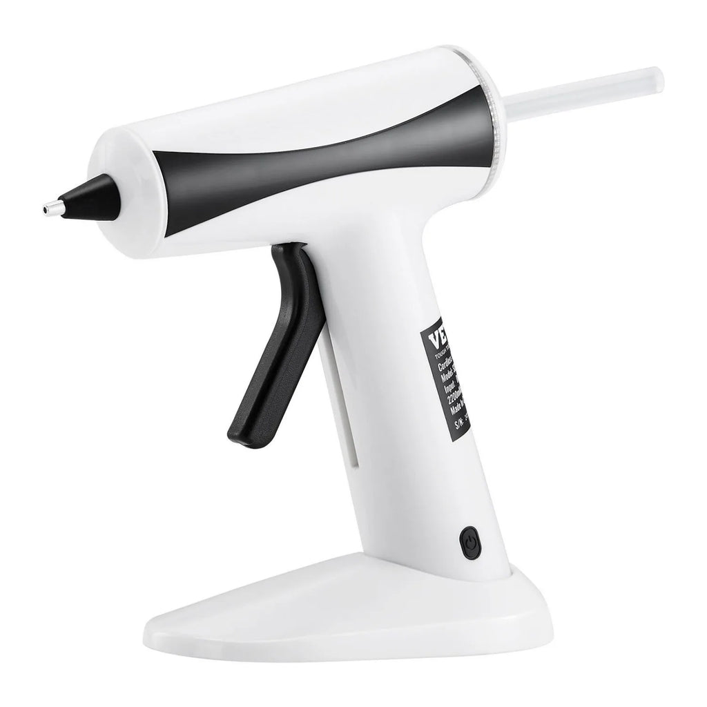 Cordless Hot Glue Gun, 3-Minute Fast Preheat with PI Film Tech, 2200mAh Battery & Magnetic Base for Home/Office/Crafts