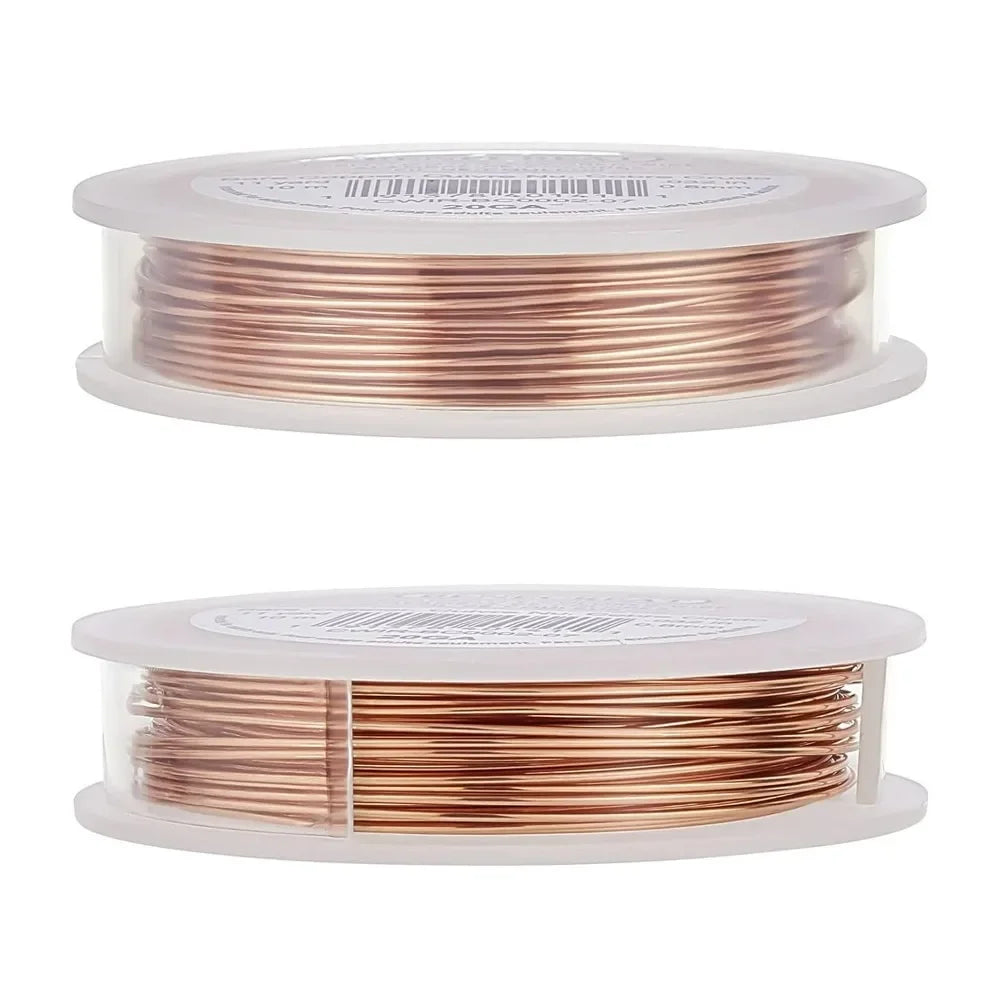 20 Gauge Bare Copper Wire Dead Soft Copper Wire Wire Beading Wire for Jewelry Craft Making 33 Feet