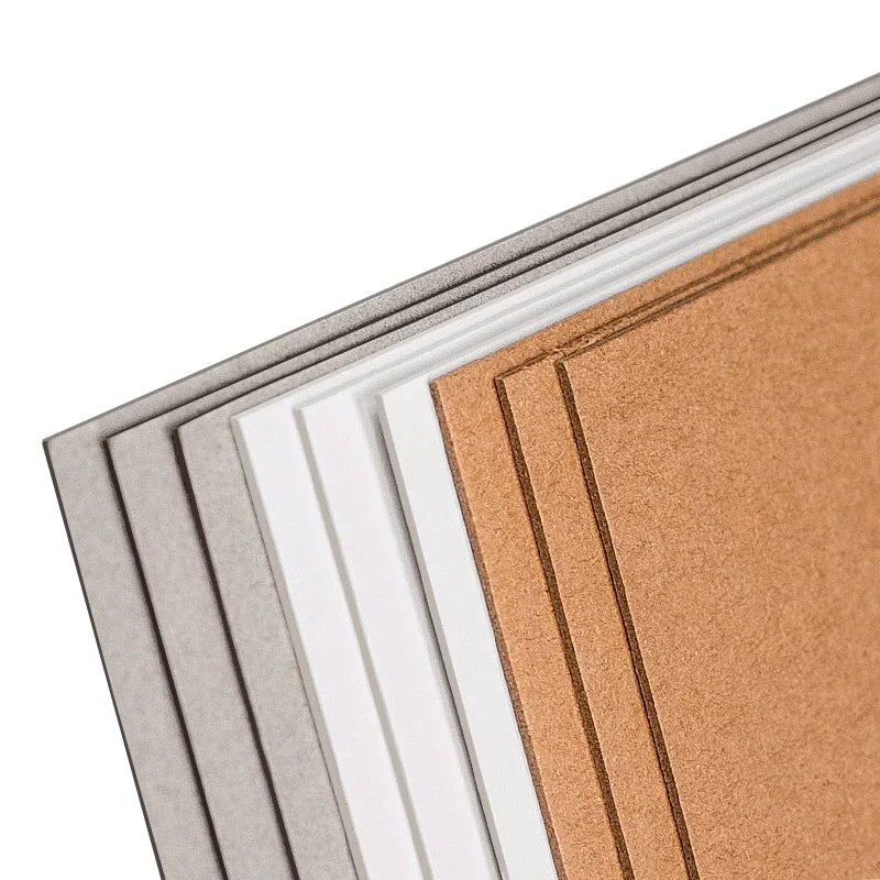A3/A4/A5 White Thicked Kraft Paper Hard Cardboard 5/10pcs Diy Handmake Card Making Craft Paper Chipboard Backing Board 1/1.5/2mm