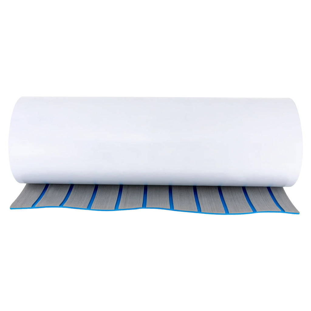 Boat Flooring EVA Foam Decking Sheet Faux Teak Marine Mat Non-Slip Self-Adhesive Flooring Material for RV Yacht 95 x 24inch