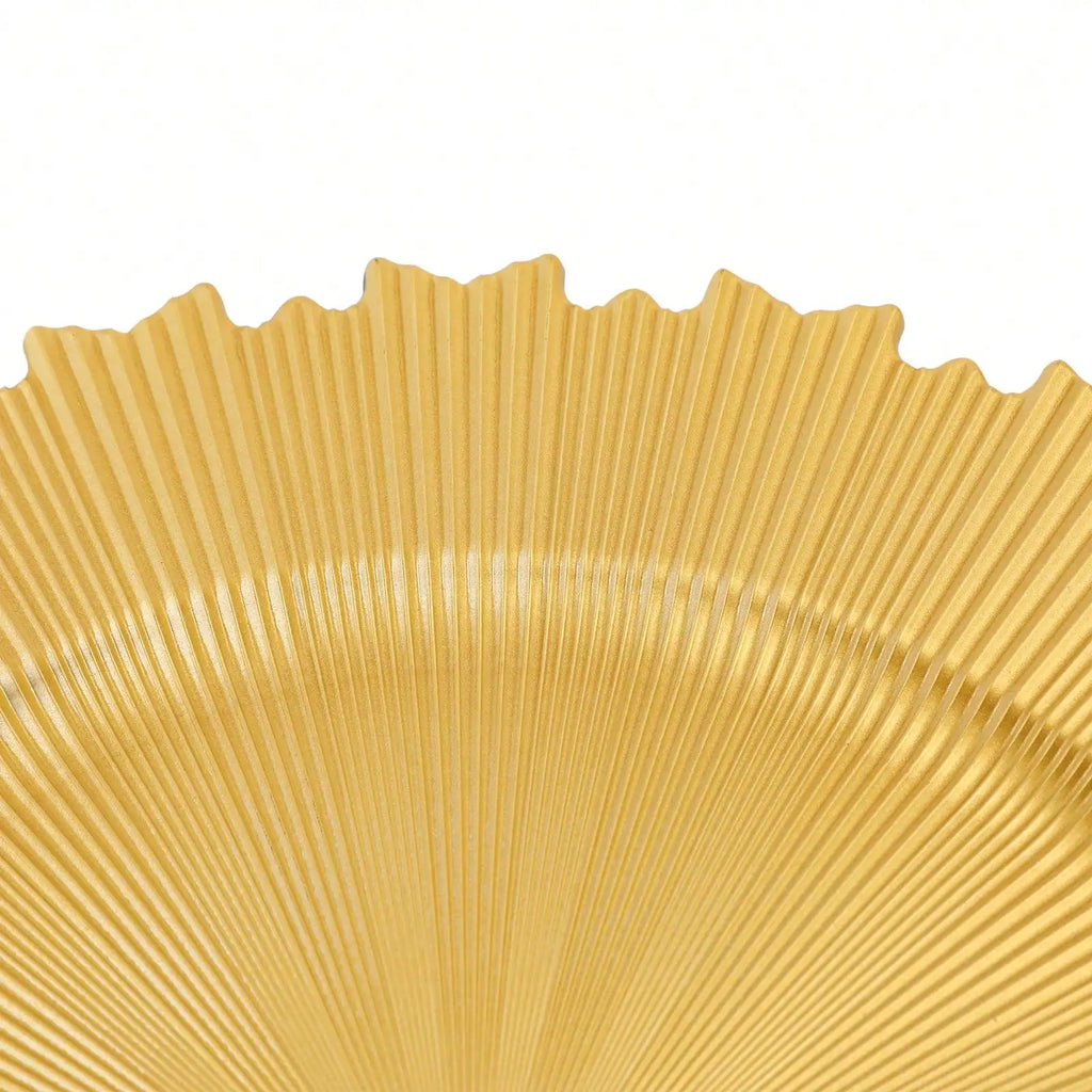 50 Pcs Round Charger Plates,Gold Charger Plate for Birthday Parties, Holidays, Weddings, Banquets, Camping, Picnics, Barbecues
