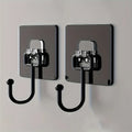 5pcs Heavy Duty Wall Hooks - Self Adhesive Multi-Purpose Hooks for Towels, Robes, Keys. Waterproof for Bathroom Kitchen Use.