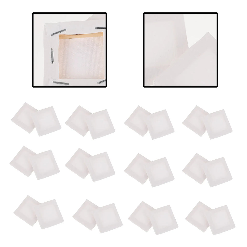 24Pcs Mini Oil Painting Canvas Panels Stretched Frames DIY Art Boards Oil Painting Supplies Drawing Materials Canvas Panels