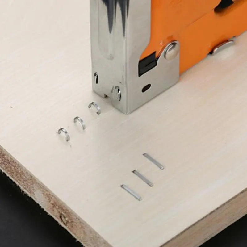 Heavy Duty 3-in-1 Manual Staple Gun Brad Nailer Alloy Steel for Upholstery Wood Easy to Use Tool