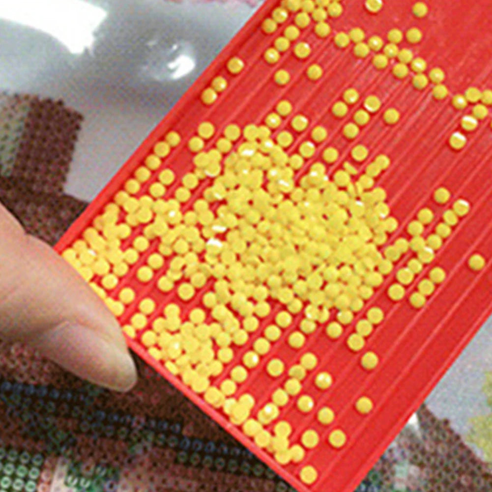 10Pcs Resin Diamond Drilling Sticking Mud DIY Drawing Handcraft Dotting Wax 5D Picture Rhinestone Drilling Accessory