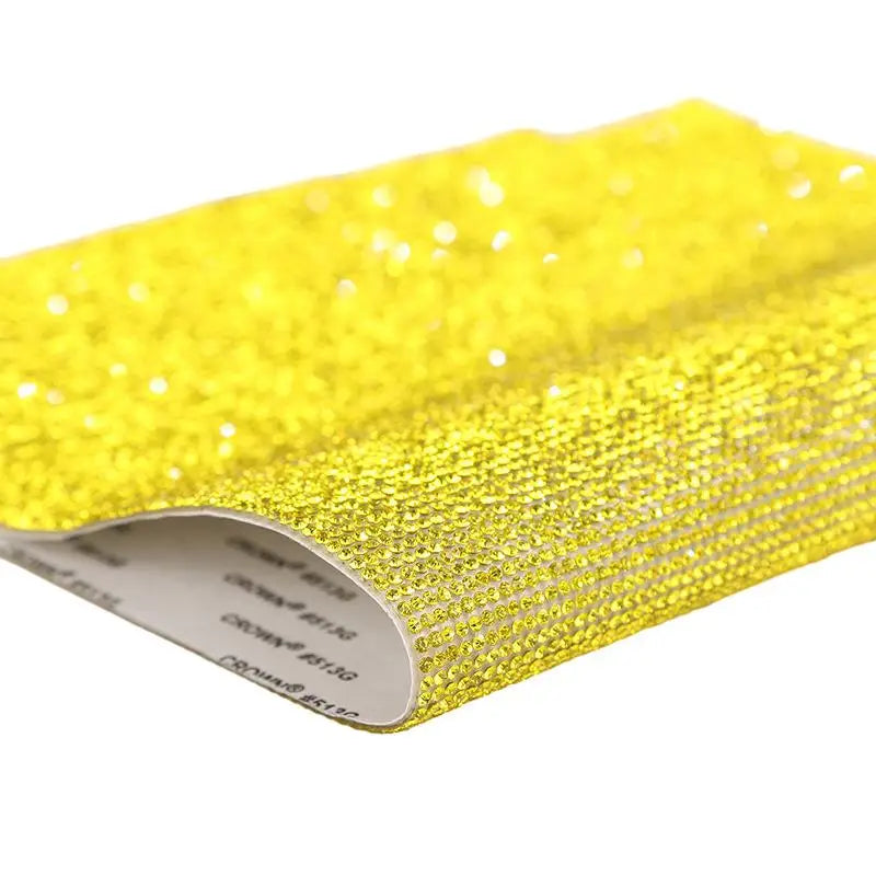 12x20cm Self Adhesive Rhinestone Sticker Tape DIY Decoration Diamond Sticker For Arts Crafts DIY Car Phone Clothes Decoration