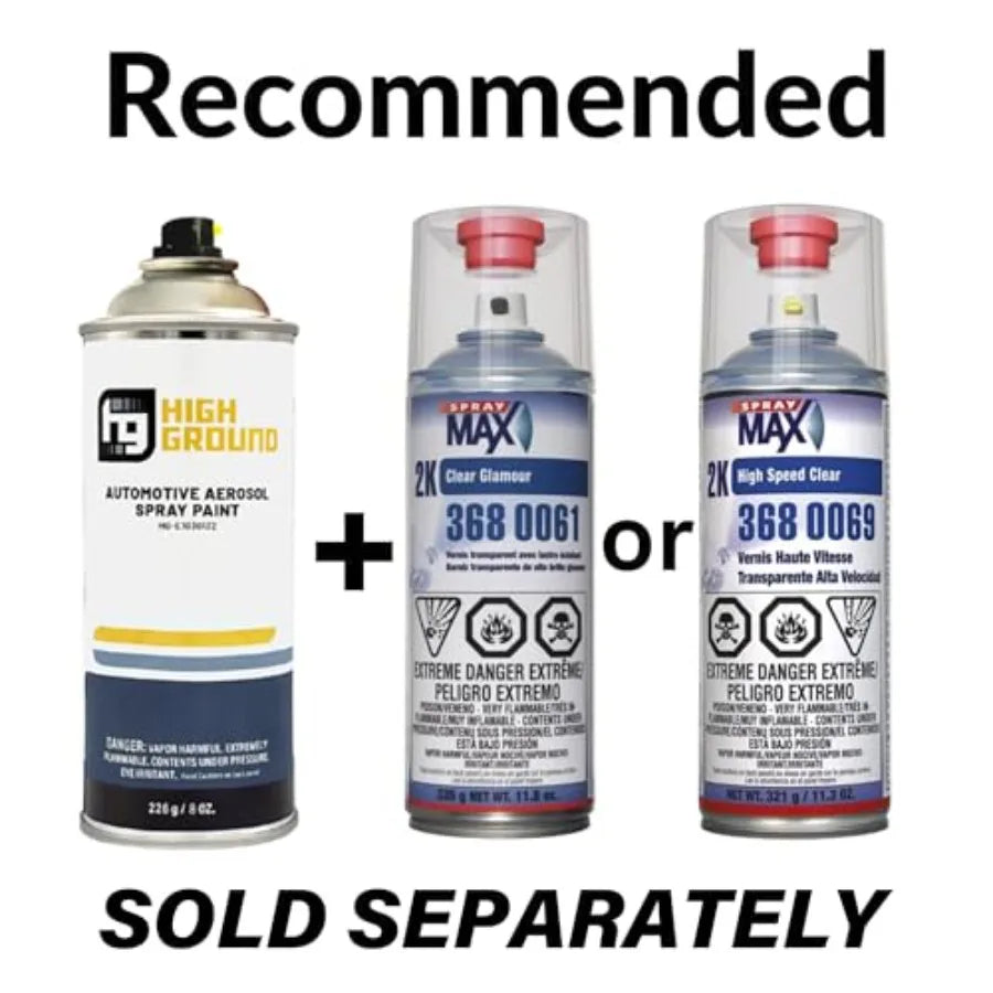 Factory Matched Automotive Spray Paint for Subaru Vehicles G1U Ice Silver Solvent