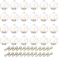 24 Pcs Hanging Glass Tealight Holders, Plant Terrariums, Home Decor for Indoor Outdoor Garden