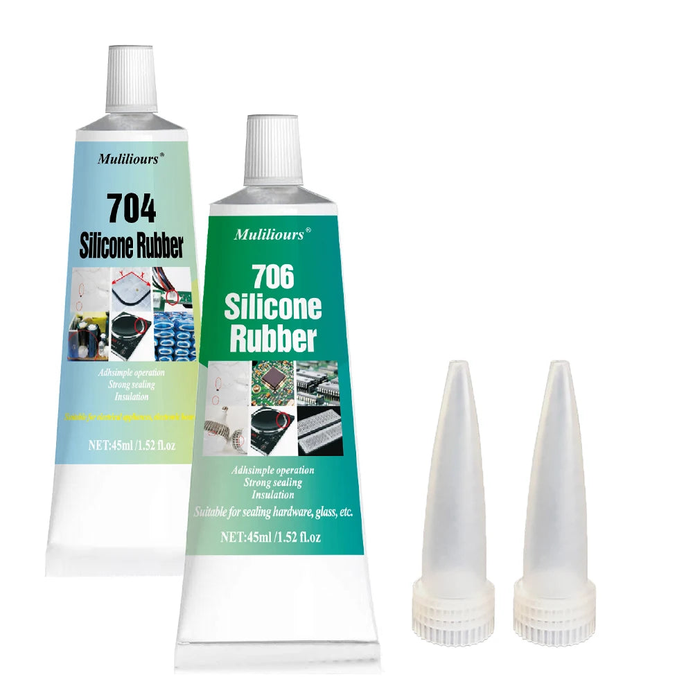 Silicone Industrial Adhesive 704/705/706 Electronic Sealant Components Lithium LED Insulation Waterproof Sealing Silicone Rubber