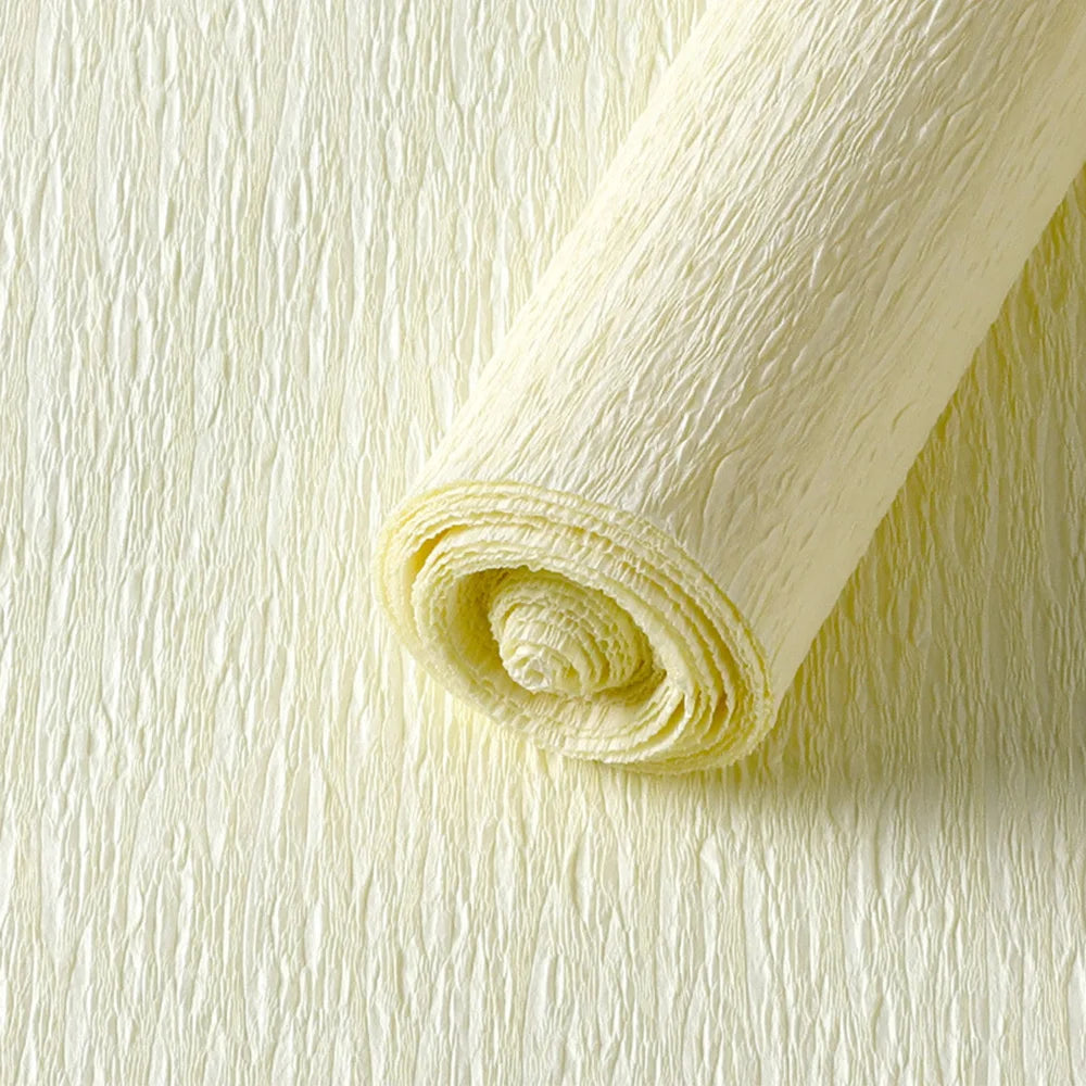 50x250cm Colored Crepe Paper Roll Origami Crinkled Crepe Paper Craft DIY Flowers Decoration Gift Wrapping Paper Craft