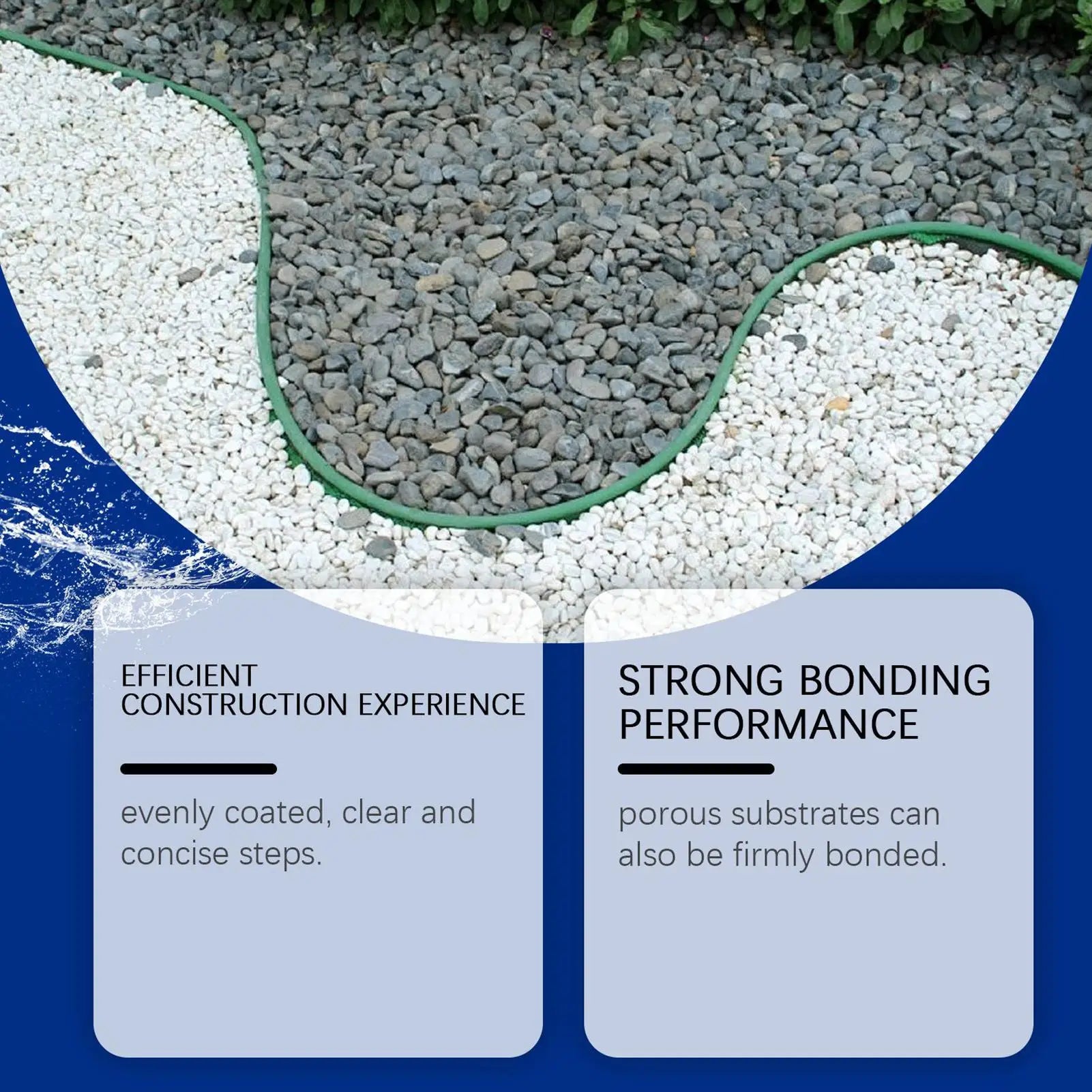 120ml Gravel Glue For Landscaping Landscape Rock Glue Sealer Adhesive Stabilizer Waterproof Fast Drying Spray For Outdoor Yard