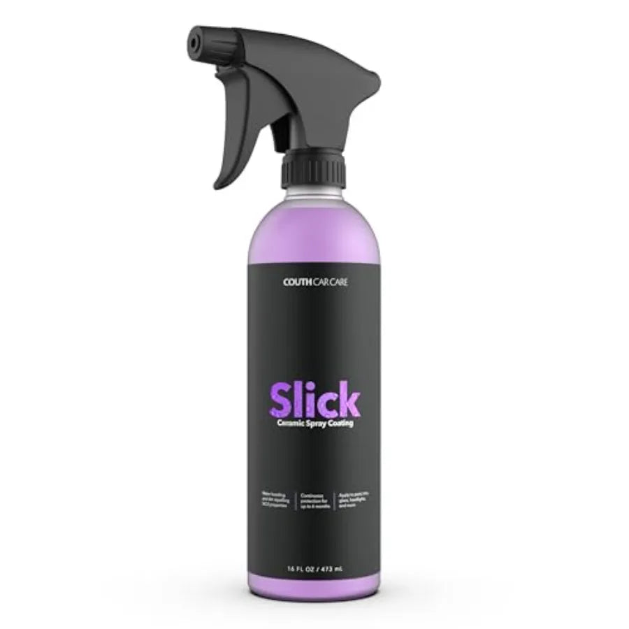 Couth Slick Ceramic Spray Coating 16 oz SiO2 Hydrophobic Gloss Paint Sealant for Cars Boats RVs Motorcycles - Long Lasting Shin