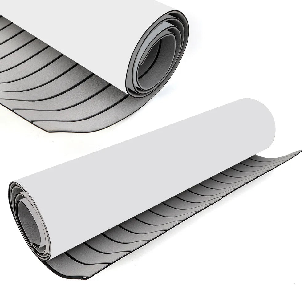 94.5"x 35.4" EVA Anti-slip Mat Foam Boat Decking Sheet Anti-Slip Self-Adhesive Deck Boat Flooring Mat Cuttable