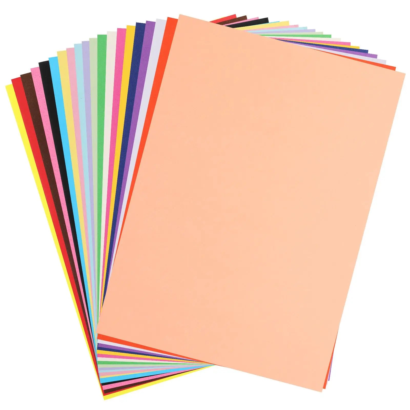 100 Sheets Colored Papers Cardstock Thick Craft Supplies Pastel Color Paper Projects Greeting Cards Scrapbooks Decorations