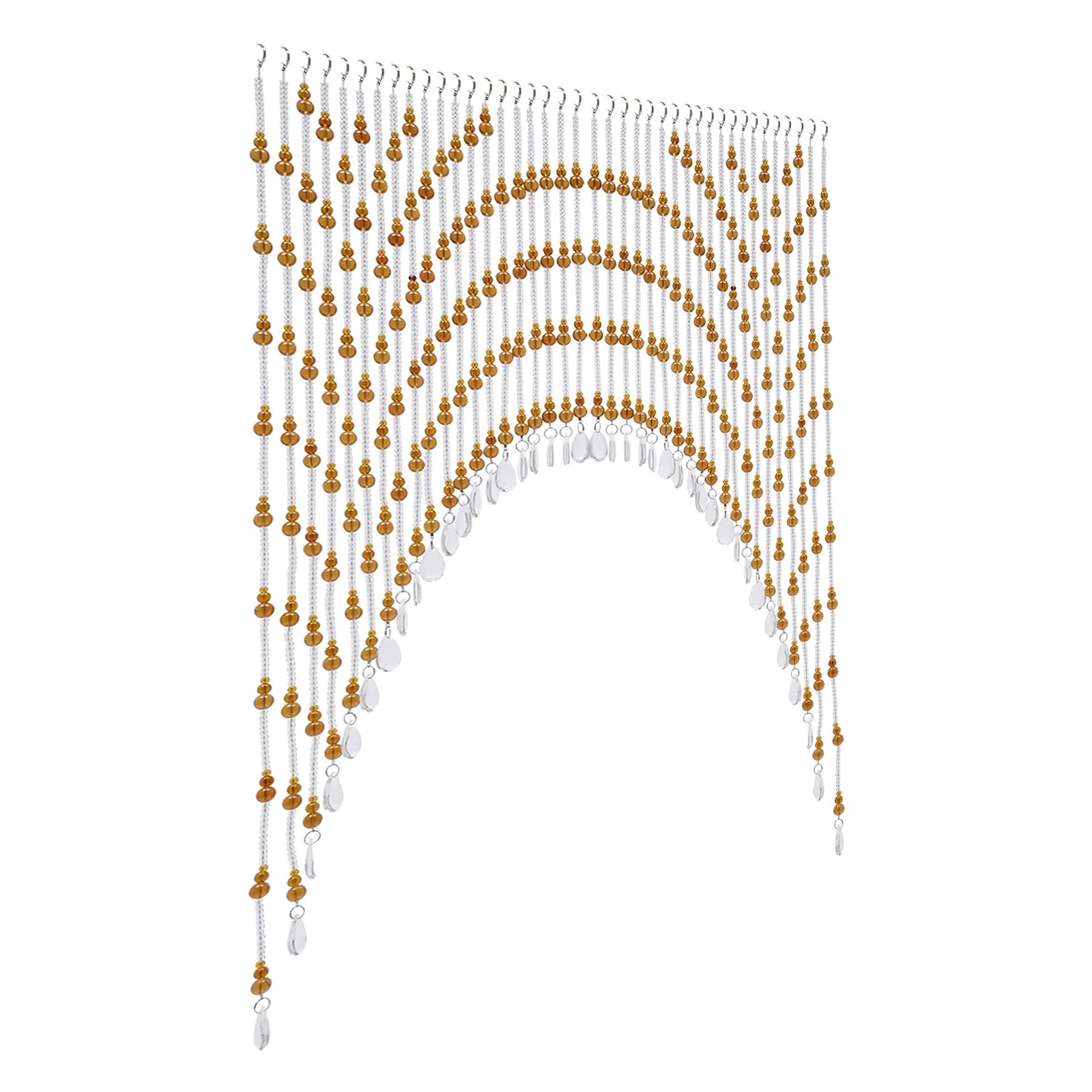 Glass Crystal Beaded Curtain Hanging Door Beads Curtain for Bedrooms, Living Rooms, Floating Windows