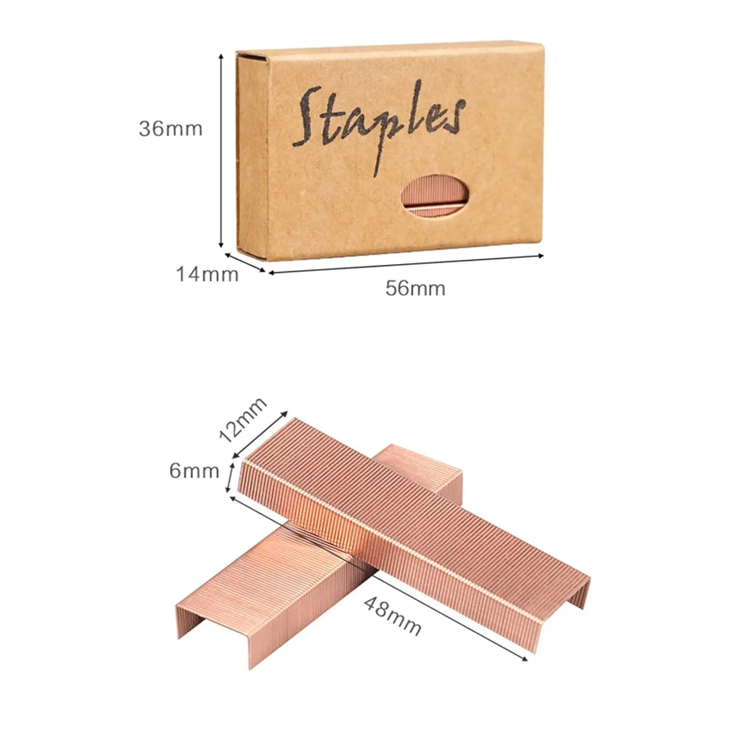 6000 Colorful Staples for Manual Staplers, 6 Colors 1000 Each, Office School Supplies Refill