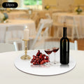 18PCS 6 In Round Mirror Tray Set, Acrylic Mirror Plate, Polished Circle Centerpiece, Table Decor, Decorative Mirror Coaster