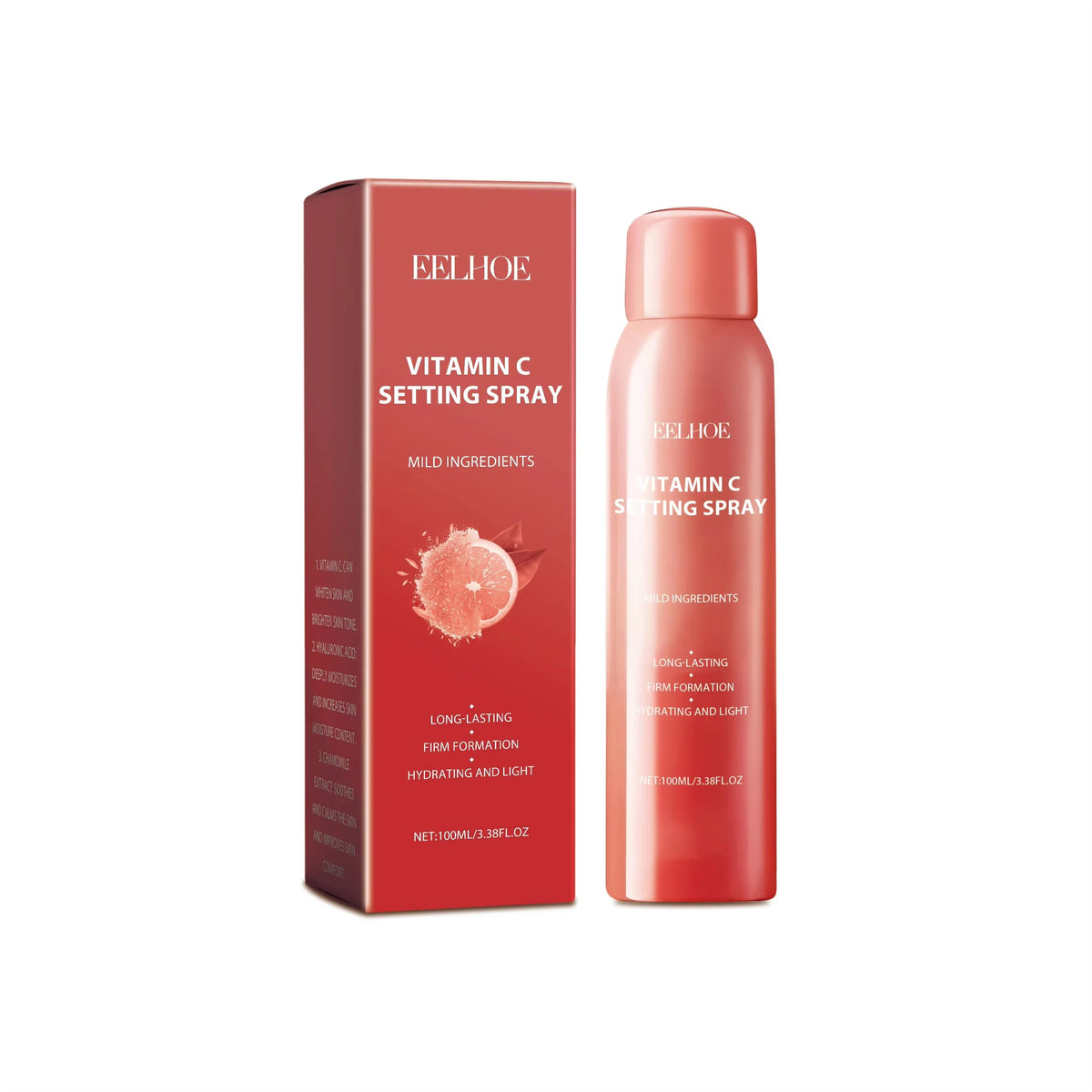Hydrating Makeup Setting Spray Watery Lightweight Non-Greasy Oil Control Long-Lasting Breathable Vitamin C Makeup Fixing Mist