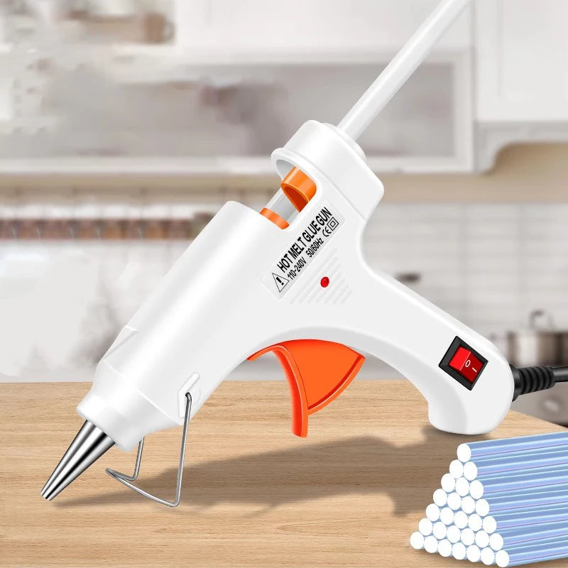 YLONGDAO 50/70W Hot Melt Glue Gun with 7mm Glue Sticks Mini Industrial Guns Heat Temperature Thermo Electric Repair Tool