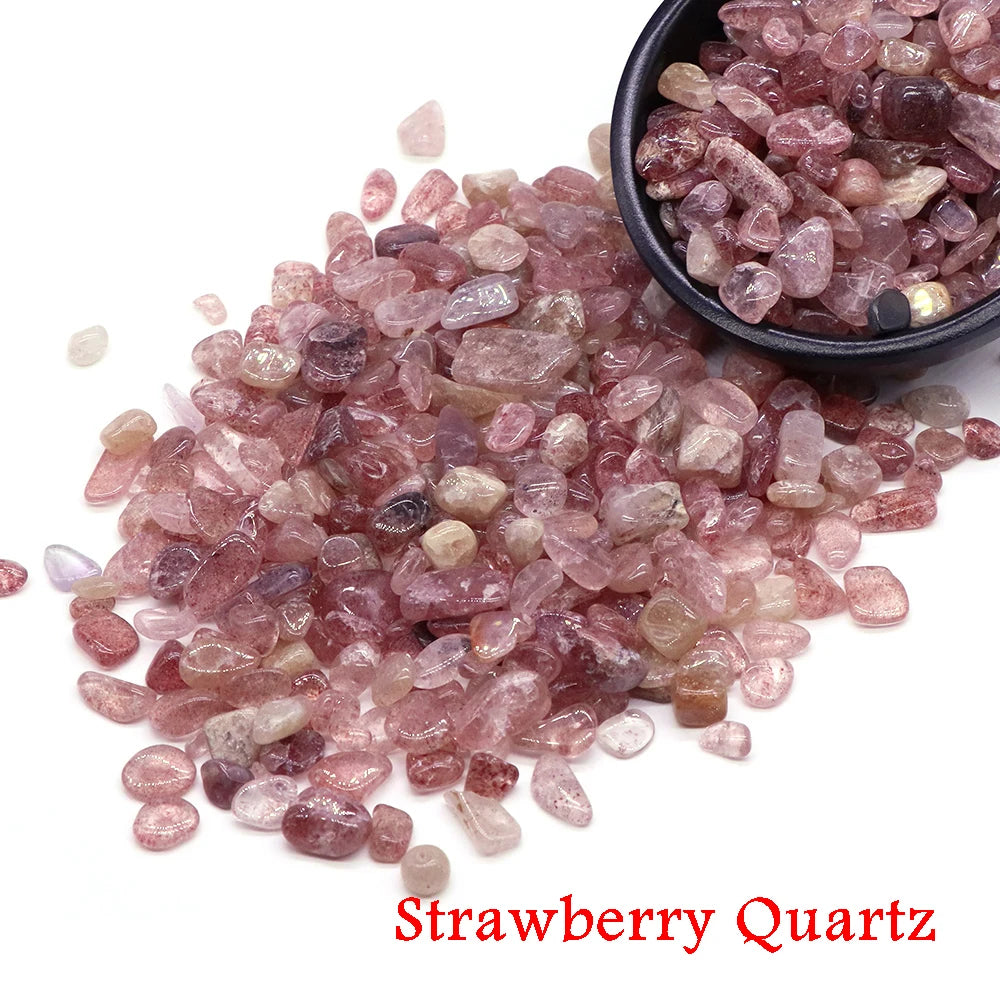 Natural Stone Tumbled Agate Gravel Crystals Chip Quartz Minerals Reiki Healing Specimen Gemstones Home Aquarium Decor DIY Crafts