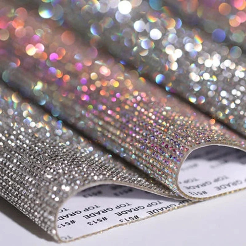 Self-adhesive Rhinestone Jewelry DIY Accessories Phone Case Shiny Diamond Ribbon Wedding Crystal Tape Sticker Car Interior Decor