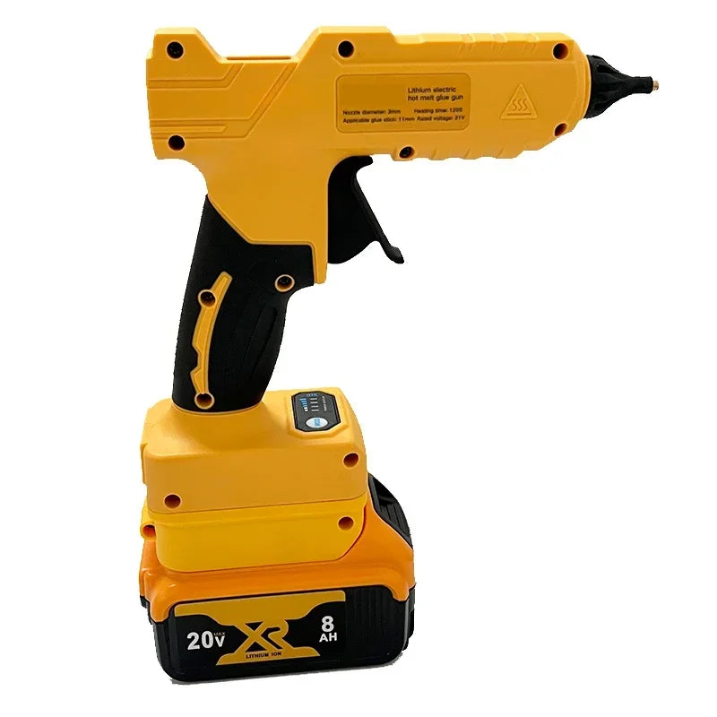 Fit Dewalt Cordless Electric Handheld Hot Glue Gun Repair DIY Tool Melt Welding Hot Air Gun Anti-scald Nozzle for 20V Battery