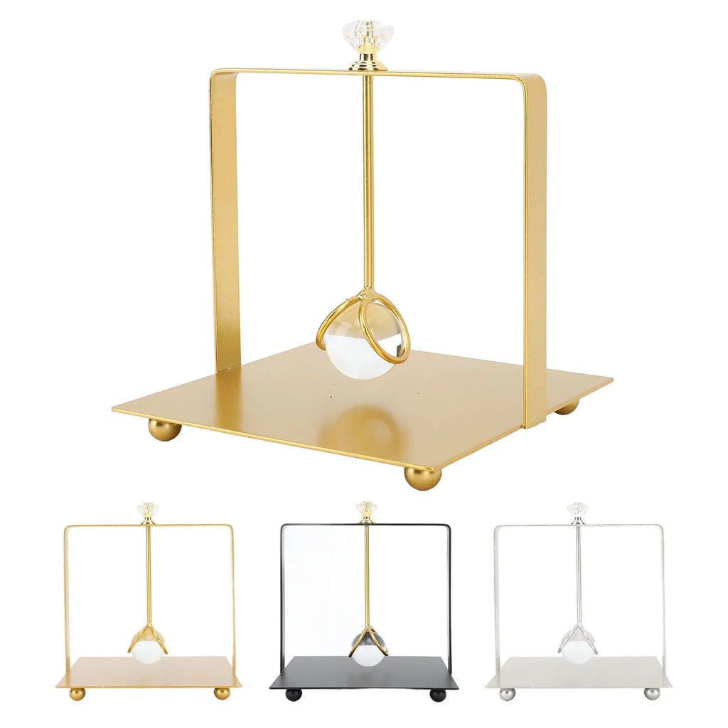 Flat Napkin Holder Metal Napkin Holder  Handle Modern Elegant  Paper Napkin Dispenser for Restaurant Hotel Home Office