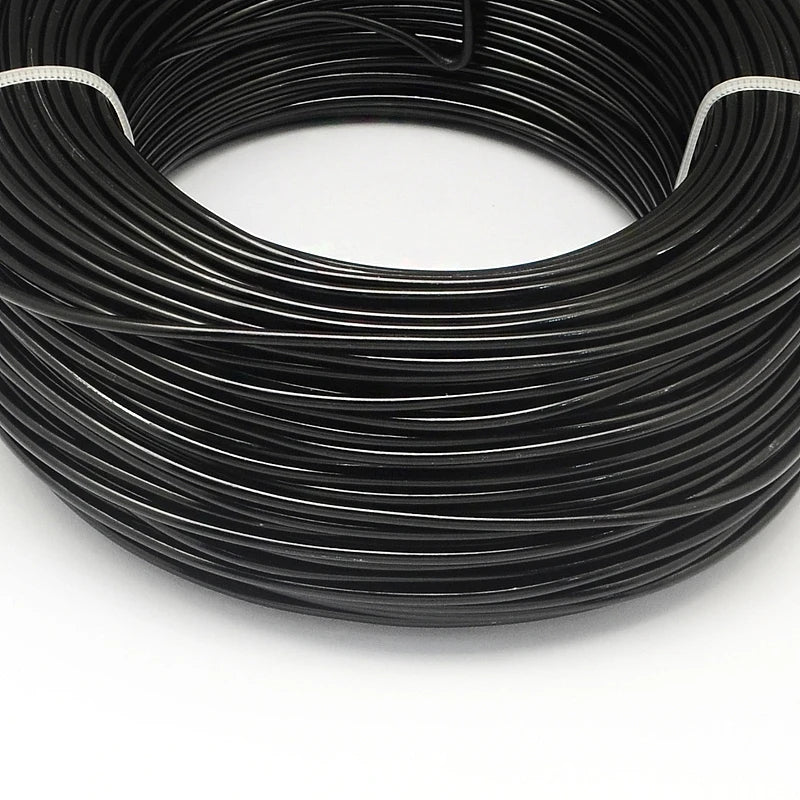 PandaHall 0.6-2.0mm Anodized Aluminum Wire 10 Sizes , Colorful Bendable Craft Wire for Jewelry Making, DIY Model Beading